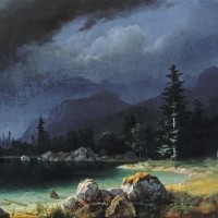 Marko Pernhart, Klanško jezero v nevihti