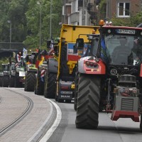 bruselj, protest, kmet