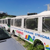 piran, električni avtobus, strunjan, odsluženo vozilo