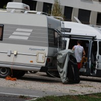 Parkirišče za avtodome na Bledu