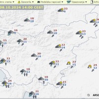 napoved, torek, 8.10.2024