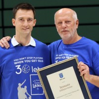 Podelitev župan Marko Šantej in Srečko Lesjak