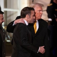 donald-trump, macron, zelenski