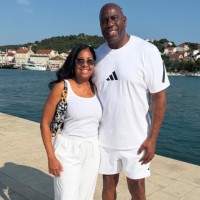 Magic Johnson - Magic Johnson je z ženo in prijatelji obiskal Split in Hvar