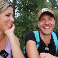 Klemen Slakonja in voditeljica Lea Mederal sta se podala na Devinski grad in po Rilkejevi pešpoti