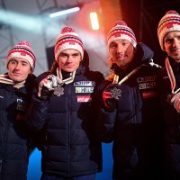 Kristoffer Eriksen Sundal, Marius Lindvik, Johann Andre Forfang, Halvor Egner Granerud