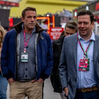 Formula 1, Las Vegas, Ben Affleck - Kamere so na dirkališču ujele tudi igralca Bena Afflecka