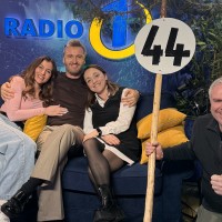 Denis Avdić v trenutku, ko je postalo jasno, da to ne bo navaden petek v studiu