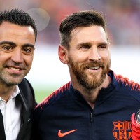xavi messi barcelona