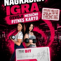 Osvoji mesečno karto Fitnes centra BIT