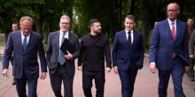 tusk, starmer, zelenski, macron, Friedrich Merz