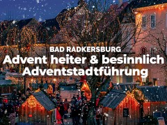 Vodeni Božični ogled mesta Bad Radkersburg, Austria