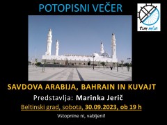 Potopisni večer Savdova Arabija, Bahraim in Kuvajt