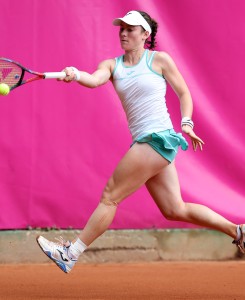 Tamara Zidanšek v polfinalu turnirja WTA v Ljubljani