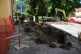 Sanacija kanalizacije na Glavnem trgu 19a