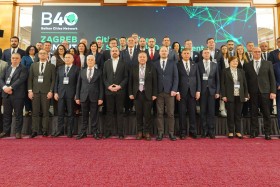 Župan Gregor Macedoni na vrhu B40 v Zagrebu