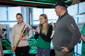 V središču Cortine žari Slovenska bakla