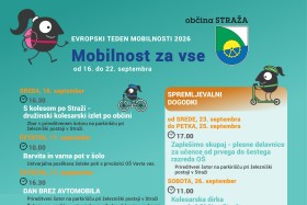 Evropski teden mobilnosti v Straži: Mobilnost za vse