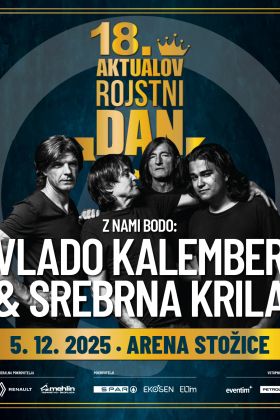 Na Aktualov rojstni dan prihajajo legende: Vlado Kalember in Srebrna krila