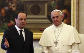 Hollande pri papežu: o splavu, istospolnih porokah, družini