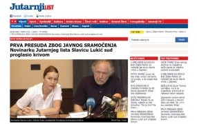 Hrvaški novinarji zahtevajo odpravo kaznivega dejanja sramotenja