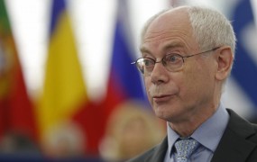 Predsednik Evropskega sveta Herman van Rompuy pred volitvami podprl SDS