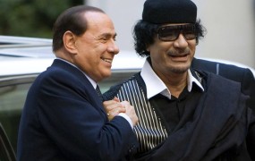 S takimi prijatelji ne potrebuješ sovražnikov: Berlusconi naj bi načrtoval likvidacijo Gadafija