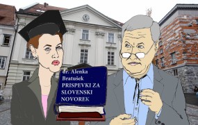 Satirična oddaja Zlate Krašovec Pospravljamo podstrešje: Alenka Bratušek nova članica SAZU