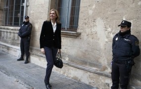 Špansko princeso oprostili obtožb o pranju denarja, ne pa tudi davčne utaje