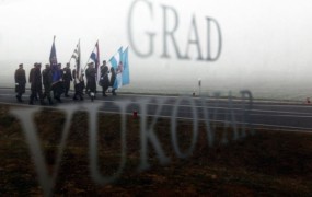 V Vukovarju znova protesti zaradi dvojezičnih napisov