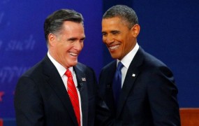 Anketa: Romney in Obama sta po soočenju izenačena