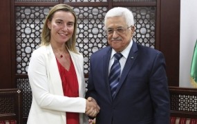 Mogherinijeva: EU podpira oblikovanje palestinske države