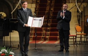 Predsednik Pahor v BiH nagrajen 