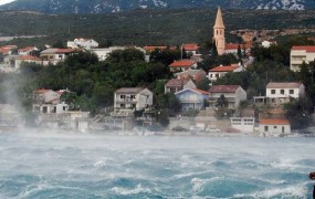 Orkanski veter udaril severozahod Hrvaške