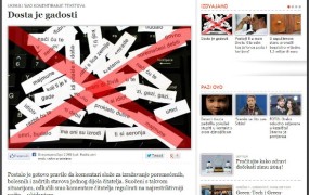 Hrvaški portal net.hr ukinil komentarje bralcev zaradi sovražnega govora
