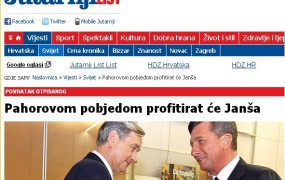 Hrvaški tisk: Vojna na slovenski levici, odločila bo desnica 