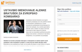 Podpišite peticijo: Ustavimo imenovanje Alenke Bratušek za evropsko komisarko