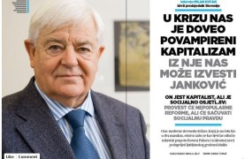 Kučan: Edino Janković nas lahko reši iz krize, za katero je kriv povampirjeni kapitalizem