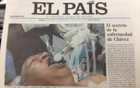 El Pais objavil lažno fotografijo Chaveza v bolnišnici