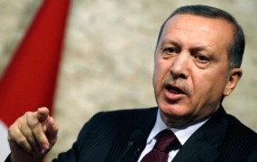 Turški premier Erdogan na slovesnosti izgubil živce