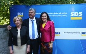 SDS zmagovalka volitev v EU parlament