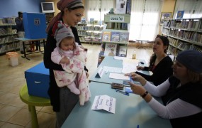 Izraelska kandidatka za poslanko rodila na volilni dan