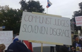 Odbor 2014 v Ženevi: "Komunistični sodniki so slovenska sramota!"
