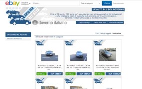 Razprodaja: Renzi prodaja vladni vozni park na Ebayju