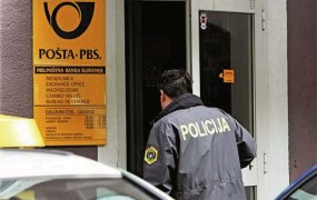 Pošta Slovenije po številnih ropih poostrila varovanje svojih poslovalnic