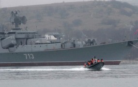 Rusija začela krepiti floto na Krimu