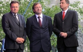 Janković, Pahor in Erjavec sestankujejo