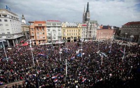 1. maj na Hrvaškem: množični protivladni protesti
