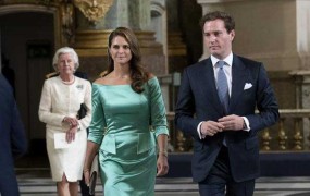 Švedska princesa Madeleine pričakuje drugega otroka