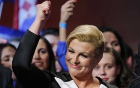 Nova hrvaška predsednica o odnosih s Slovenijo: Upam, da bomo končno potegnili črto pod zgodovino
